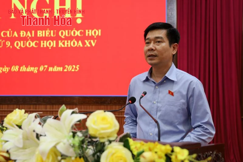 Đoàn ĐBQH tiếp xúc cử tri xã Thiệu Hóa và Triệu Sơn