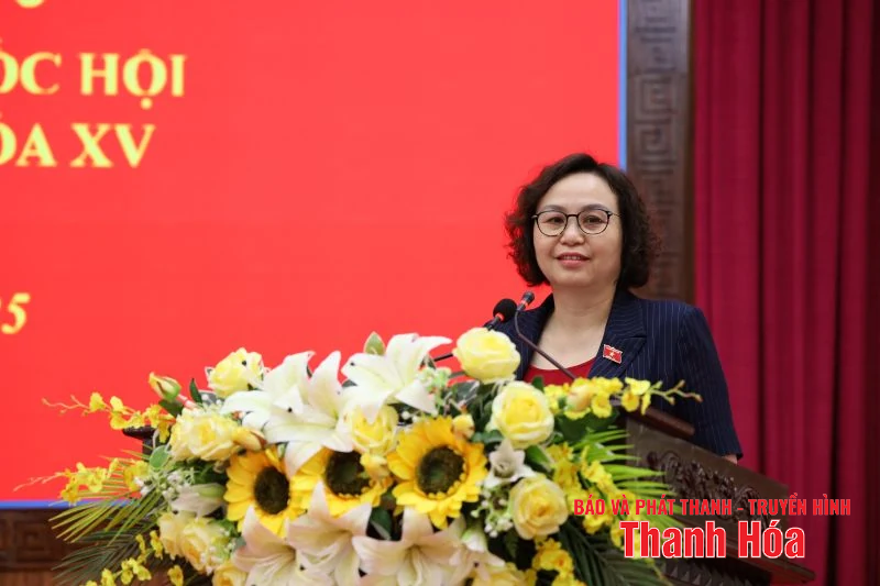 Đoàn ĐBQH tiếp xúc cử tri xã Thiệu Hóa và Triệu Sơn