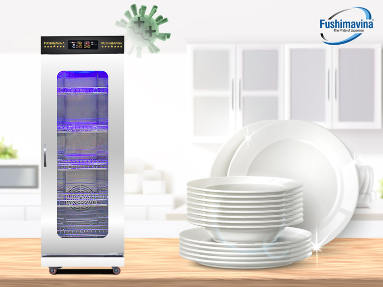 Trải nghiệm sấy khô cùng kết cấu hiện đại với tủ sấy bát inox Fushimavina
