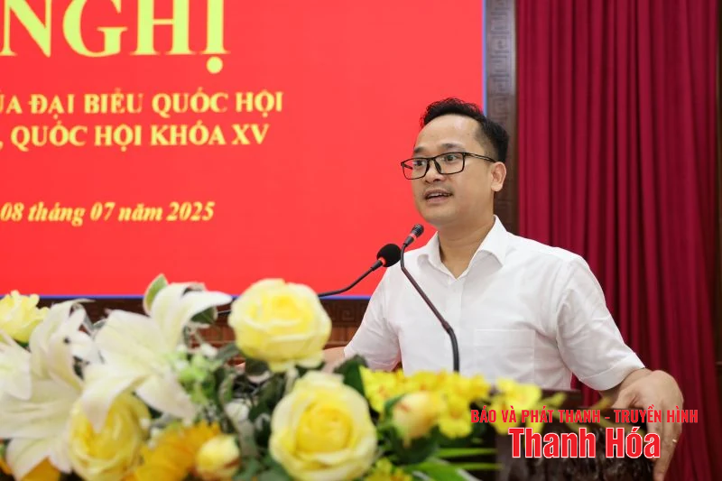 Đoàn ĐBQH tiếp xúc cử tri xã Thiệu Hóa và Triệu Sơn