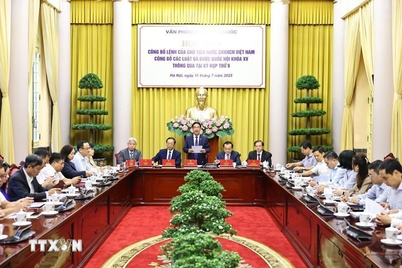 Công bố Lệnh của Chủ tịch nước về 9 Luật vừa được Quốc hội thông qua