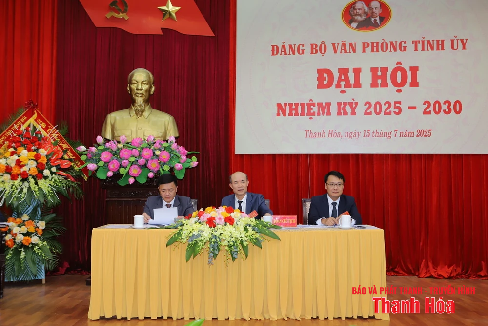 Đảng bộ Văn phòng Tỉnh ủy nhiệm kỳ 2025-2030: Tuyệt đối trung thành, đoàn kết, sáng tạo, tận tụy, chu đáo, giữ vững nguyên tắc
