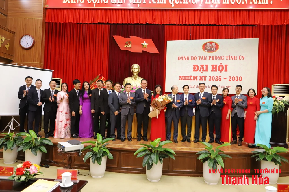 Đảng bộ Văn phòng Tỉnh ủy nhiệm kỳ 2025-2030: Tuyệt đối trung thành, đoàn kết, sáng tạo, tận tụy, chu đáo, giữ vững nguyên tắc