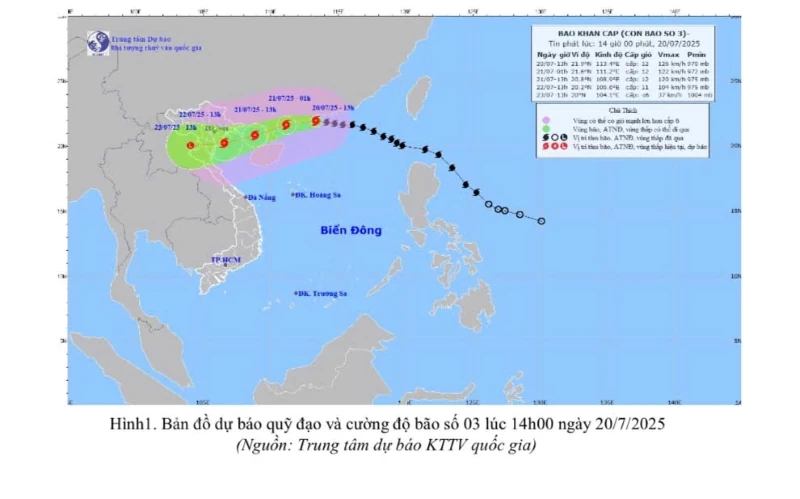 Tin khẩn cấp về cơn bão số 3 - Thanh Hóa mưa to đến rất to