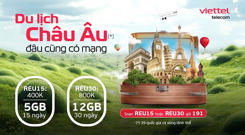 Viettel ra mắt loạt đăng ký m88 mới tiết kiệm tới 75% chi phí Data Roaming hiện hành