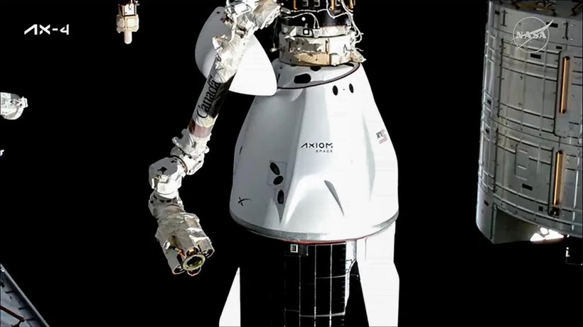 Phi hành đoàn Axiom Mission 4 kết thúc hành trình lịch sử