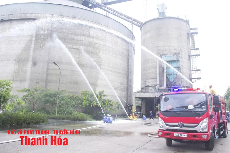 Nâng cao công tác phòng cháy, chữa cháy tại Công ty Xi măng Long Sơn