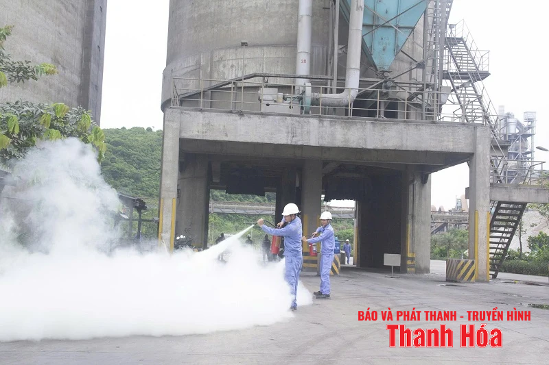 Nâng cao công tác phòng cháy, chữa cháy tại Công ty Xi măng Long Sơn