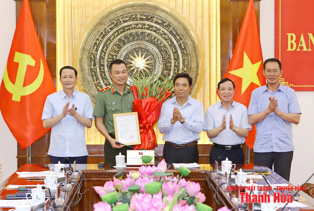 Chỉ định đồng chí Tô Anh Dũng, Giám đốc Công an tỉnh tham gia Ban Chấp hành, Ban Thường vụ Tỉnh ủy Thanh Hóa