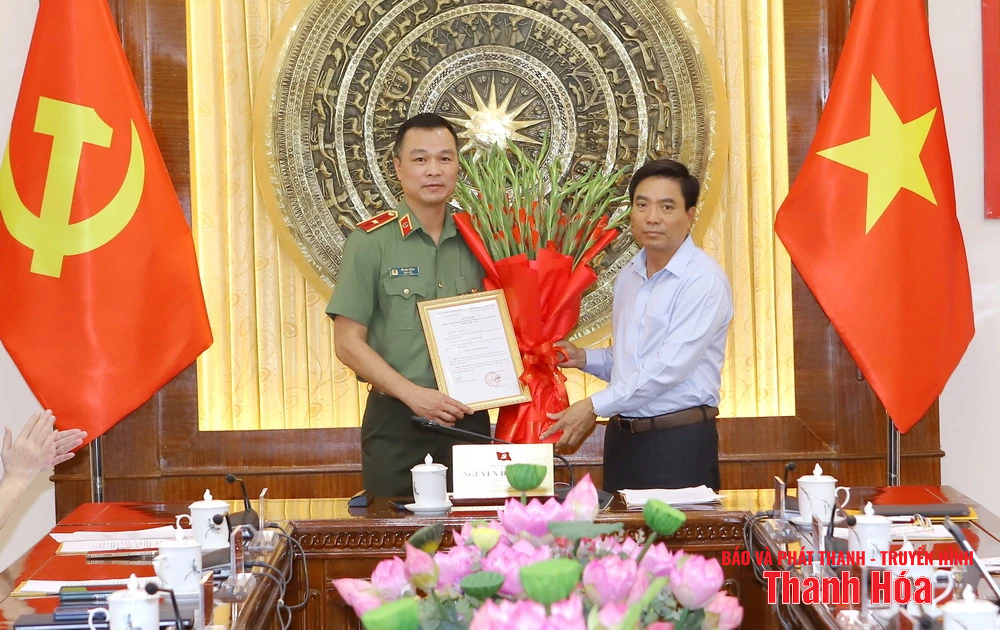 Chỉ định đồng chí Tô Anh Dũng, Giám đốc Công an tỉnh tham gia Ban Chấp hành, Ban Thường vụ Tỉnh ủy Thanh Hóa