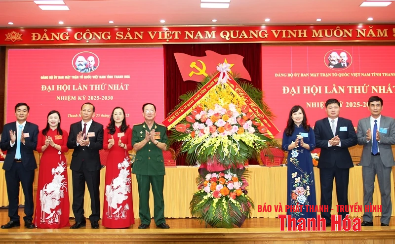 Đại hội Đảng bộ Ủy ban MTTQ tỉnh Thanh Hóa lần thứ nhất, nhiệm kỳ 2025-2030