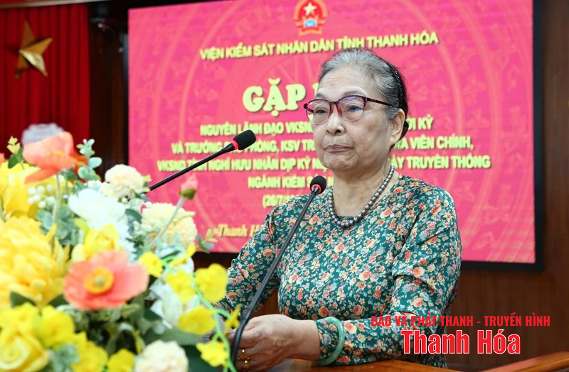 Gặp mặt cán bộ hưu trí ngành Kiểm sát Nhân dân tỉnh
