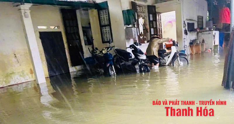 Nhiều hộ m88 cá cược thể thao trực tuyến bị ngập lụt do mưa lũ