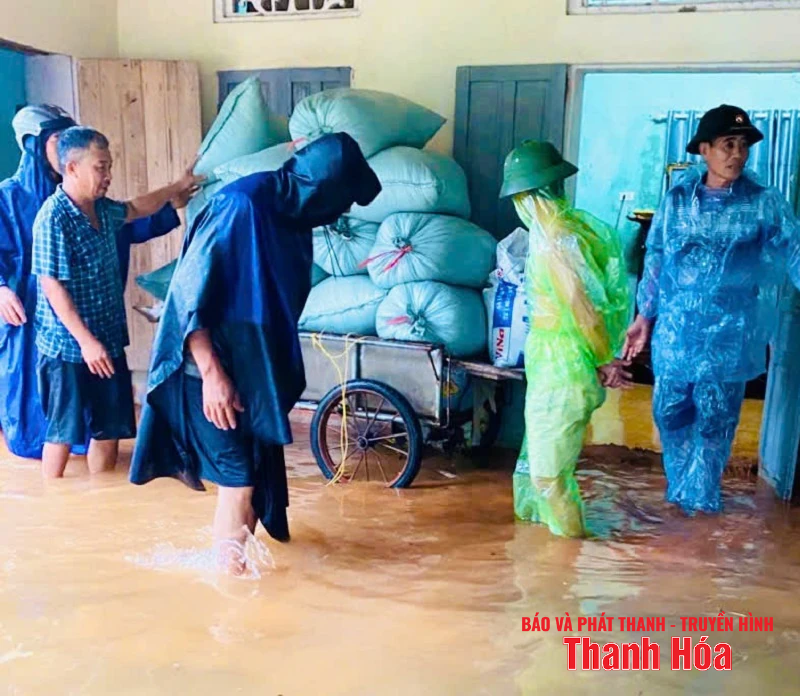 Nhiều hộ m88 cá cược thể thao trực tuyến bị ngập lụt do mưa lũ