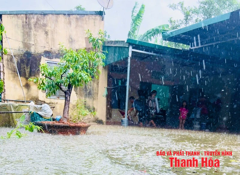 Nhiều hộ m88 cá cược thể thao trực tuyến bị ngập lụt do mưa lũ