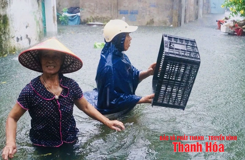 Nhiều hộ m88 cá cược thể thao trực tuyến bị ngập lụt do mưa lũ