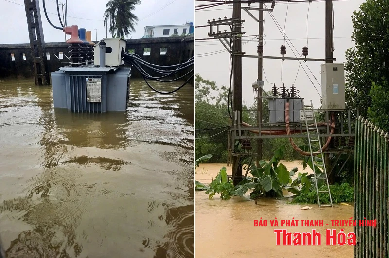 Hình ảnh đẹp của cán bộ, nhân viên ngành điện Thanh Hóa nhìn từ công tác ứng phó với cơn bão số 3
