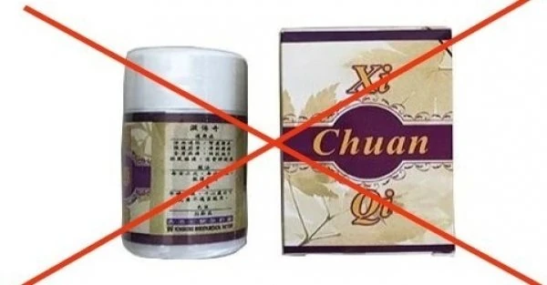 Cảnh báo: Không kinh doanh, sử dụng sản phẩm “Xi Chuan Qi” nghi ngờ kém chất lượng, giả mạo