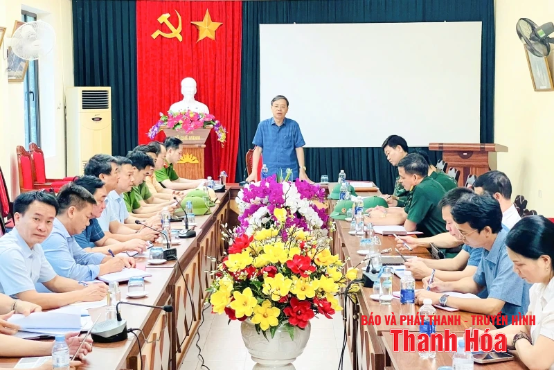 Kiểm tra công tác ứng phó với bão tại Như Xuân, Thường Xuân và hồ thủy lợi Cửa Đạt