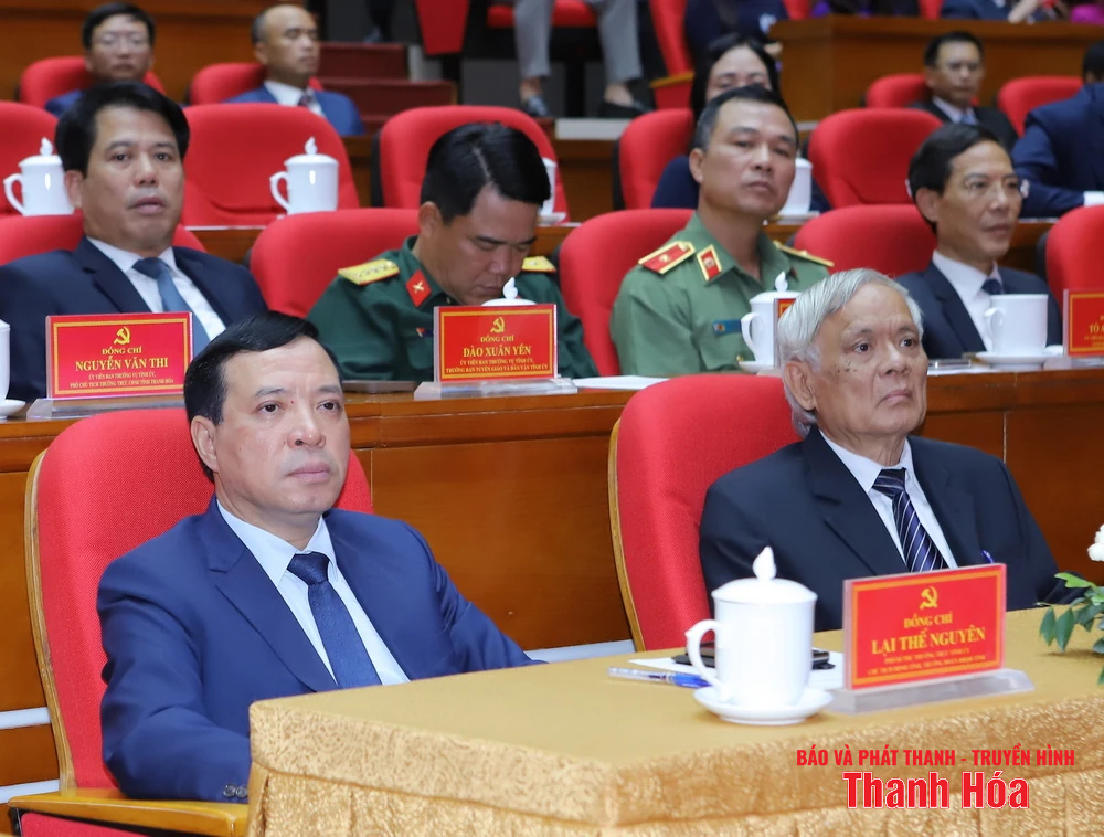 Tọa đàm kỷ niệm 95 năm Ngày thành lập Đảng bộ tỉnh Thanh Hóa