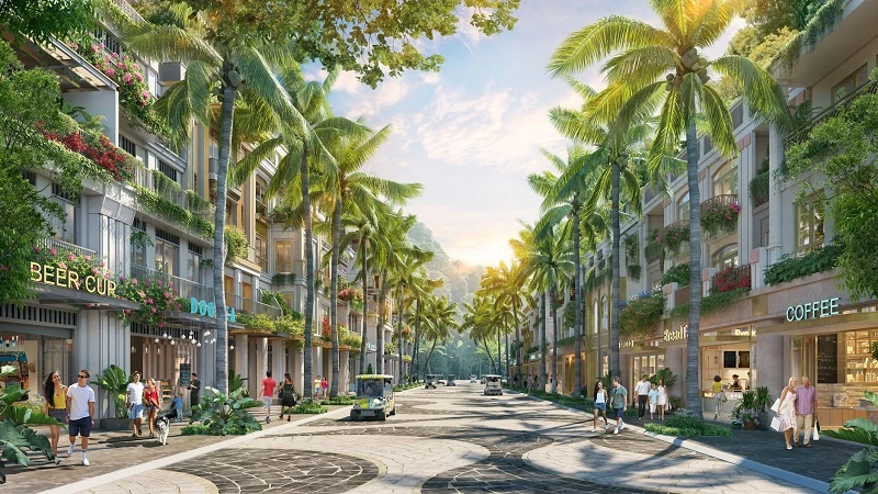 Hỷ Phường, Tài Phường: Phố tài lộc trung tâm dự án Sun Group Cát Bà