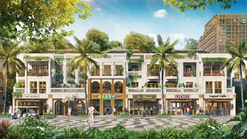 Hỷ Phường, Tài Phường: Phố tài lộc trung tâm dự án Sun Group Cát Bà