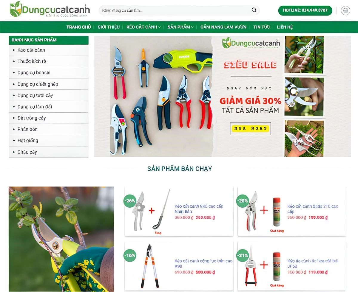 Cửa hàng kéo cắt cành Nhật Bản giá rẻ, chất lượng