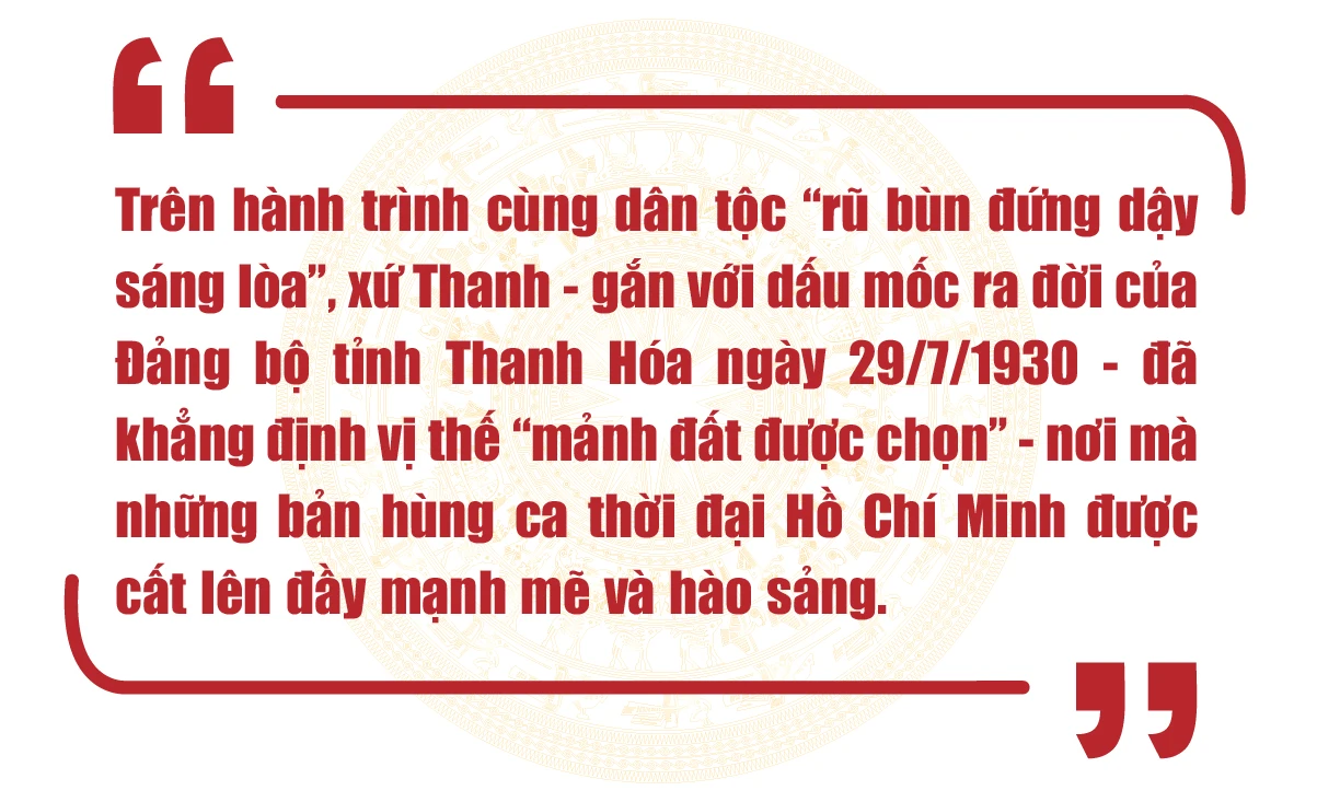 Kỷ niệm 95 năm Ngày thành lập Đảng bộ tỉnh Thanh Hóa (29/7/1930 – 29/7/2025): Vững tin dưới ngọn cờ vinh quang của Đảng!