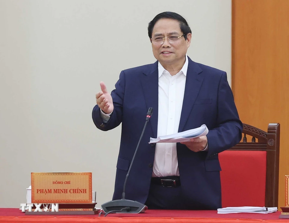 Tổng Bí thư Tô Lâm chủ trì buổi làm việc về dự thảo các văn kiện Đại hội XIV của Đảng
