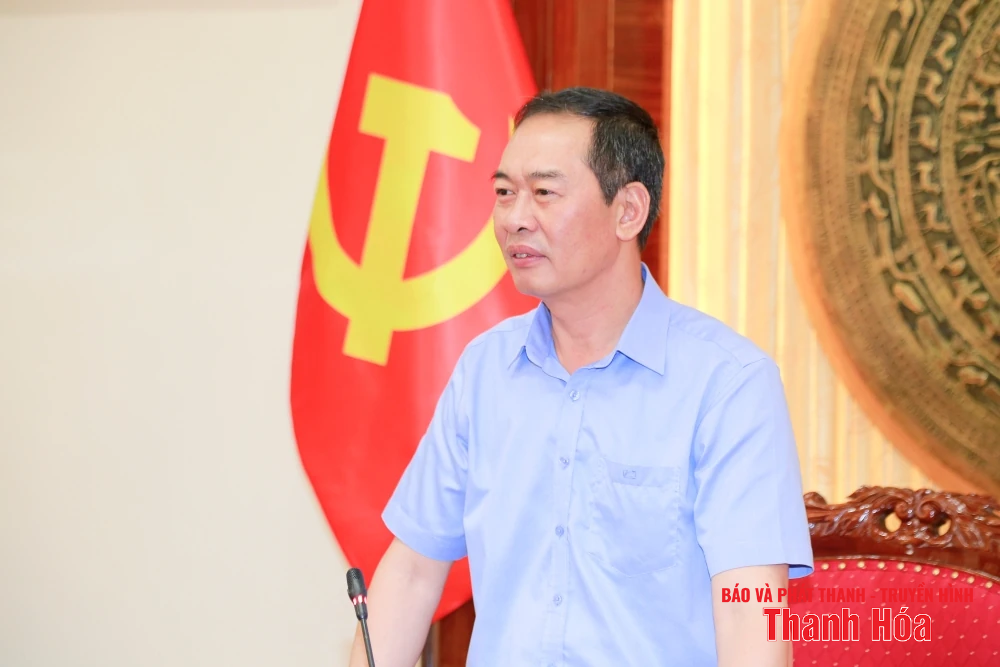 Phó Bí thư Tỉnh ủy Trịnh Tuấn sinh chủ trì hội nghị về công tác chuẩn bị Đại hội Đảng bộ các phường