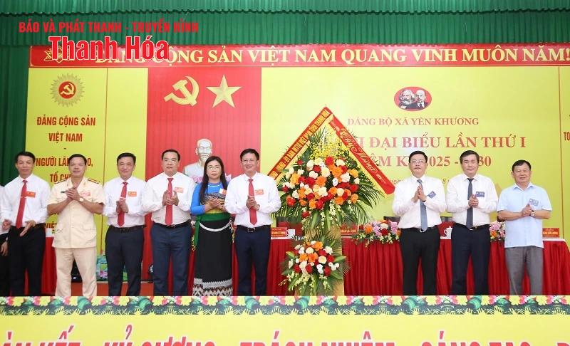 Đại hội đại biểu Đảng bộ xã Yên Khương lần thứ I, nhiệm kỳ 2025-2030