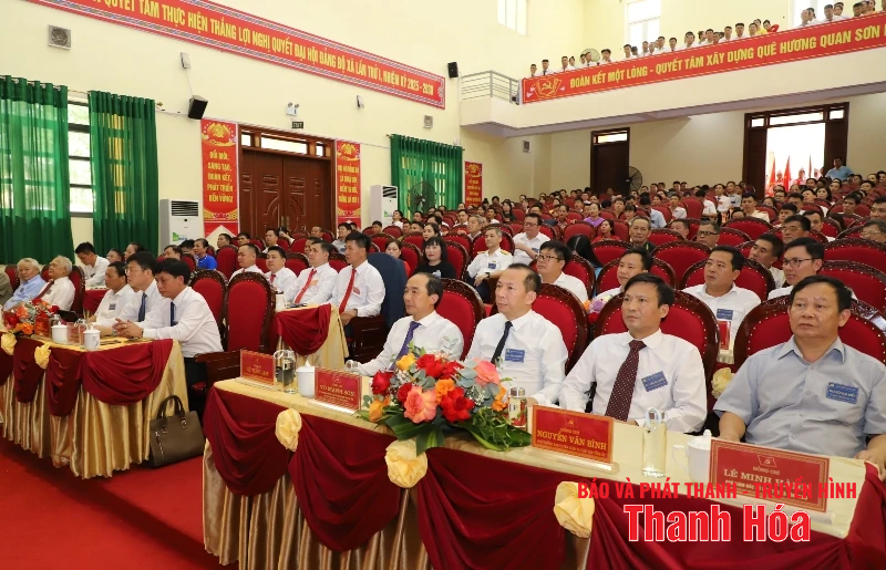 Tập trung lãnh đạo, chỉ đạo, phát huy tối đa tiềm năng, lợi thế, đưa Quan Sơn sớm trở thành xã phát triển khá của khu vực miền núi