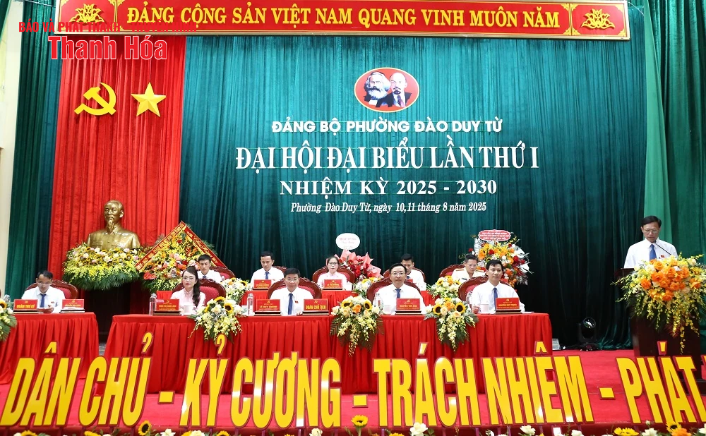 Thực hiện thắng lợi các mục tiêu Đại hội, xây dựng phường Đào Duy Từ trở thành kiểu mẫu