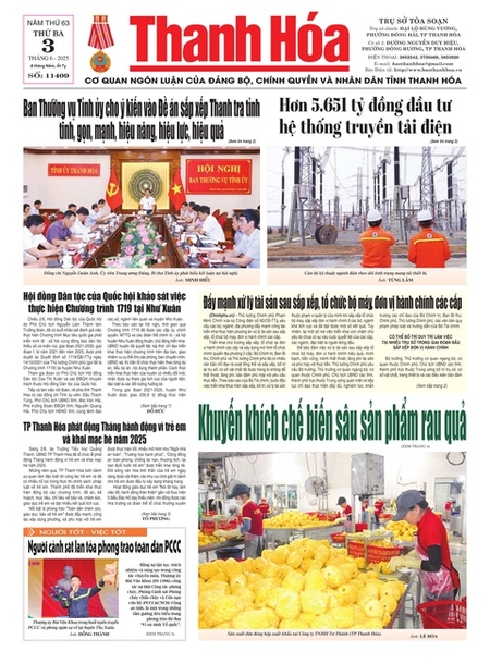 Số 11409 - Thứ Ba, ngày 03/06/2025