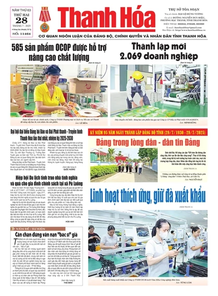 Số 11464 - Thứ Hai, ngày 28/07/2025