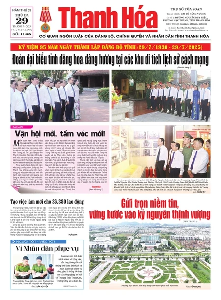 Số 11465 - Thứ Ba, ngày 29/07/2025