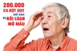 Đột qụy não sớm “hỏi thăm” người mỡ máu cao!