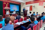 Cụm thi đua số 6, LĐLĐ tỉnh chăm lo bảo vệ quyền, lợi ích hợp pháp, chính đáng của người lao động