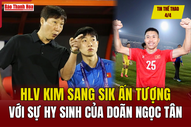 Tin thể thao 4/4: HLV Kim Sang Sik ấn tượng với sự hy sinh của Doãn Ngọc Tân