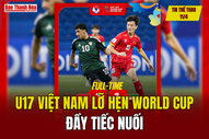 Tin thể thao 11/4: U17 Việt Nam lỡ hẹn World Cup đầy tiếc nuối
