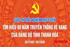 Câu hỏi Tuần thứ 13 Cuộc thi trắc nghiệm trực tuyến “Tìm hiểu 90 năm truyền thống vẻ vang của Đảng bộ tỉnh Thanh Hóa”