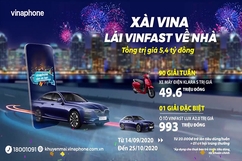 VinaPhone triển khai chương trình “Xài Vina lái VinFast về nhà”