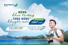 Bamboo Airways đưa đường bay thẳng Côn Đảo - Thanh Hóa vào khai thác trong tháng 11