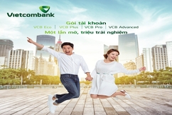 Vietcombank ra mắt 4 gói tài khoản với nhiều ưu đãi vượt trội