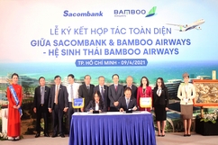 Sacombank và Bamboo Airways ký kết hợp tác toàn diện