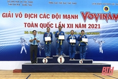 Thanh Hóa xếp thứ ba toàn đoàn tại Giải vô địch các đội mạnh Vovinam toàn quốc năm 2021