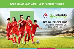 Herbalife Việt Nam trở thành nhà tài trợ chính thức của Đội tuyển  bóng đá  quốc gia Việt Nam