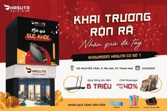 Hasuta Việt Nam tưng bừng khai trương showroom mới tại Thanh Hóa, giảm giá tới 40% ghế massage 