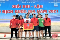 Đoàn Thanh Hóa xếp thứ ba toàn tại Giải lặn vô địch quốc gia năm 2021