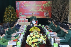 Đại tướng Phan Văn Giang, Ủy viên Bộ Chính trị, Bộ trưởng Bộ Quốc phòng thăm và chúc tết tại tỉnh Thanh Hóa